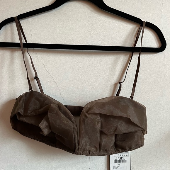 Organza Bandeau Bra Zara - Picture 2 of 4